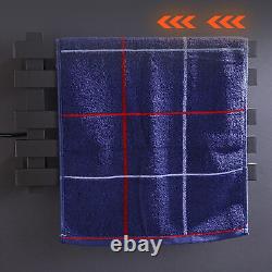 Wall Mounted Electric Towel Warmer Rack 4 Temperature Modes UK Plug