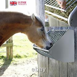 Wall Mounted Feeder Hay Rack Flat Manger Galvanizing Stainless Steel For Horses