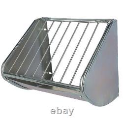 Wall Mounted Feeder Hay Rack Flat Manger Galvanizing Stainless Steel For Horses