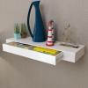 Wall Mounted Floating Display Shelf Shelves With 1 Drawer Storage Rack Unit