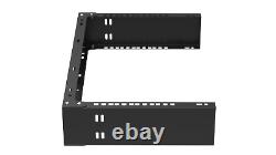 Wall Mounted RACK Handle 19 inches 2U/4U Metal Black for Server & IT Management