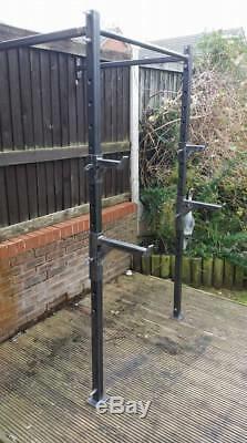 Wall Mounted Rig Squat Rack Cage Can Be Made To Any Size Or Shape