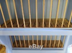 Wall Mounted Solid Wood Plate Rack