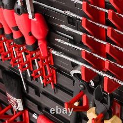 Wall Mounted Tool Peg Board Set Garage Storage Bins Workshop Rack Shed Organiser