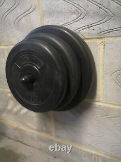 Wall Mounted Weight Plate Storage Holder, Rack, Bar. 1 weights