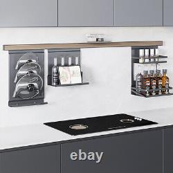 Wall-mounted Pot Cover Hanging Punch-free Heightened Kitchen Storage Rack