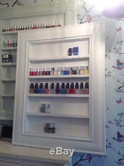 Wall mounted nail polish Racks/storage Salon Shelf Retail Furniture