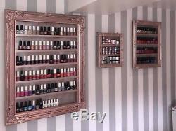Wall mounted nail polish Racks/storage Salon Shelf Retail Furniture Set Of 3