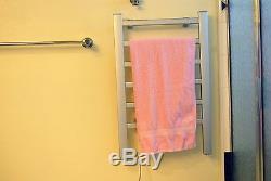 Warmer Drying Rack Heated Electric Towel Bar Wall Mount Bathroom Stand Hang New