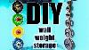 Weight Plate Storage Diy Wall Mount Bumper Rack For Home Gym