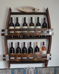 Wine Barrel Wine Rack