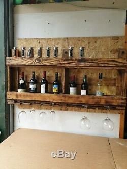 Wine Rack Champagne Glass Bottle Holder Bar Storage Display max 24 Bottle