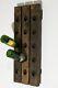 Wine Riddling Rack Distressed Wood Handcrafted Rustic Wall Mounted Wine Rack