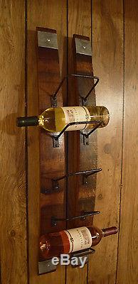 Wine rack with Steel banding