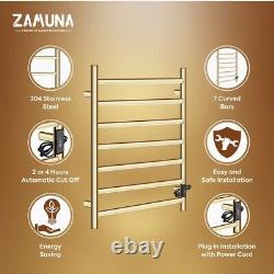 Zamuna Copper Colour Electric Heated Bathroom Towel Rail/Rack 500mm X 800mm