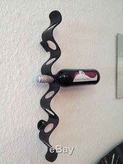 Zero-Limits Wavey 8 Bottle Wine Rack / Holder in Carbon Fibre